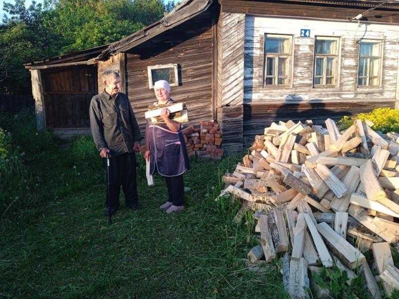 Акция по заготовке дров на зиму